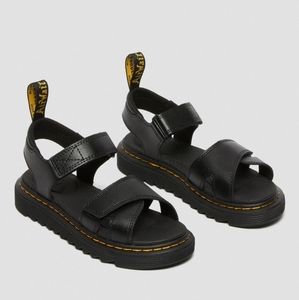 Dr. Martens Junior Vossie Leather Sandals black